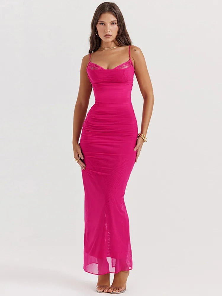 Blush Embrace Maxi Dress