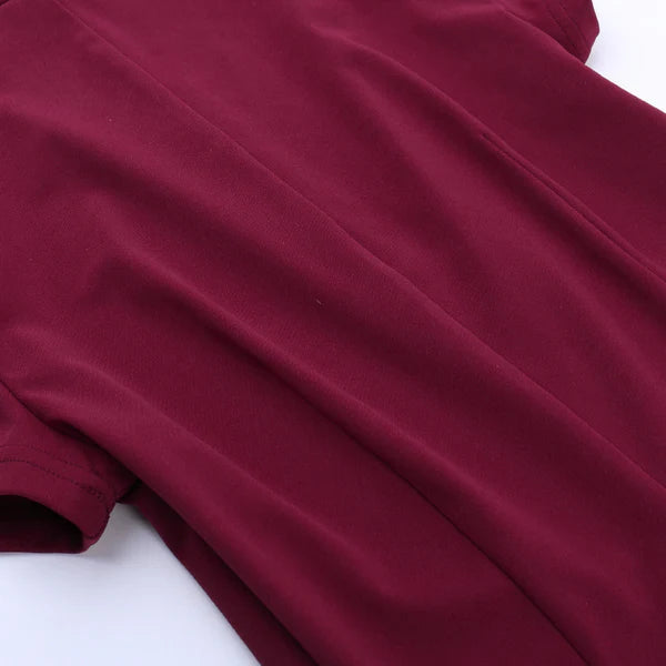 Bold Elegance Pocket Mini Dress