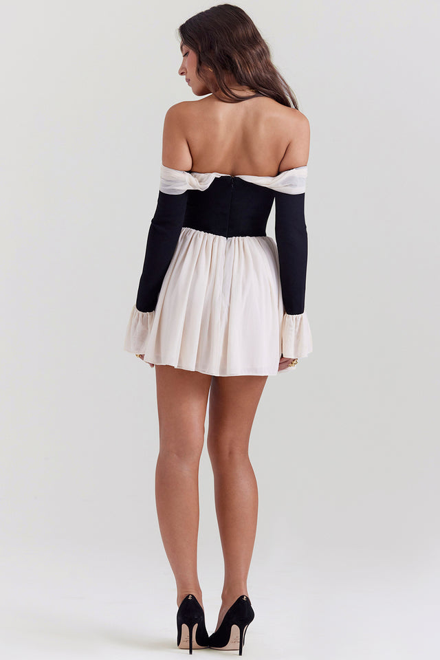 Enchanted Elegance Chiffon Mini Dress