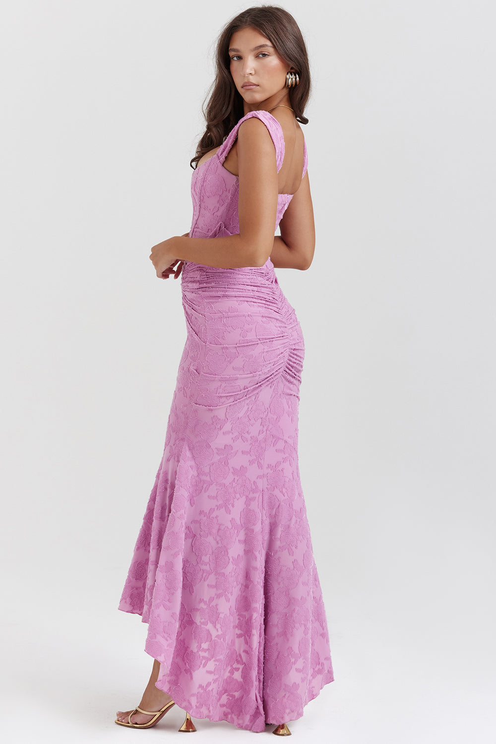 Elegant Waist Maxi Dress