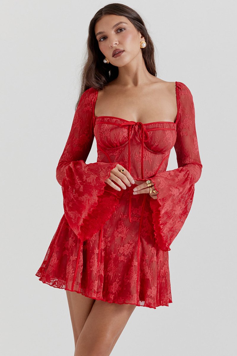 Romance Lace Mini Dress