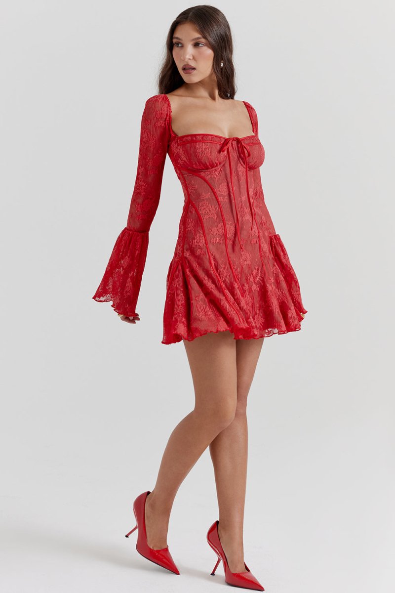 Romance Lace Mini Dress