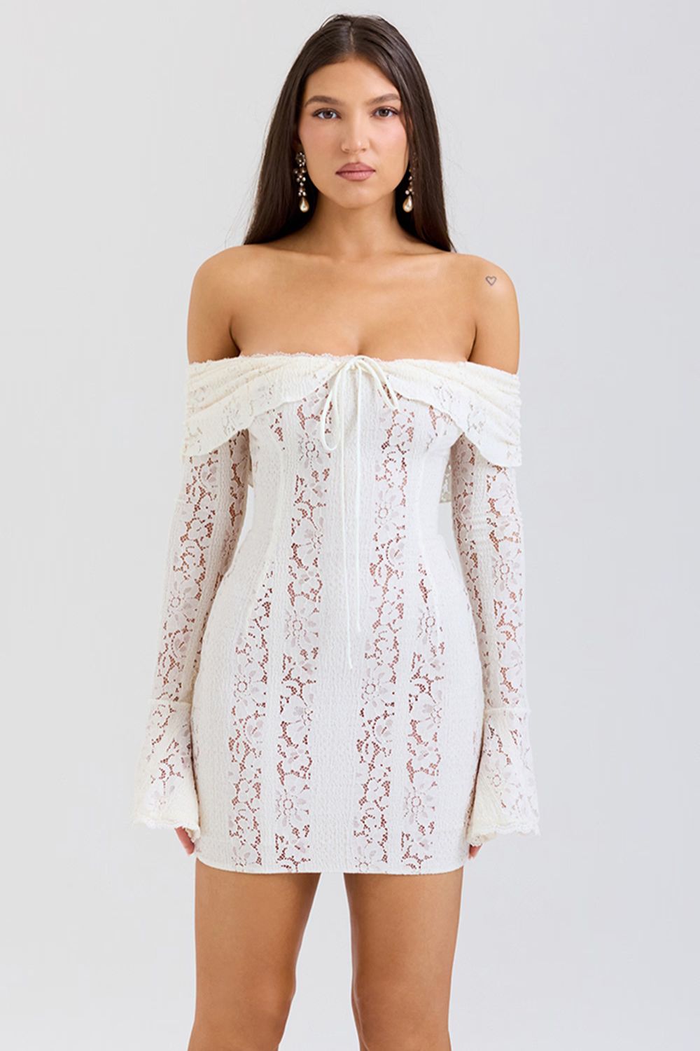 Romantic Lace Mini Dress