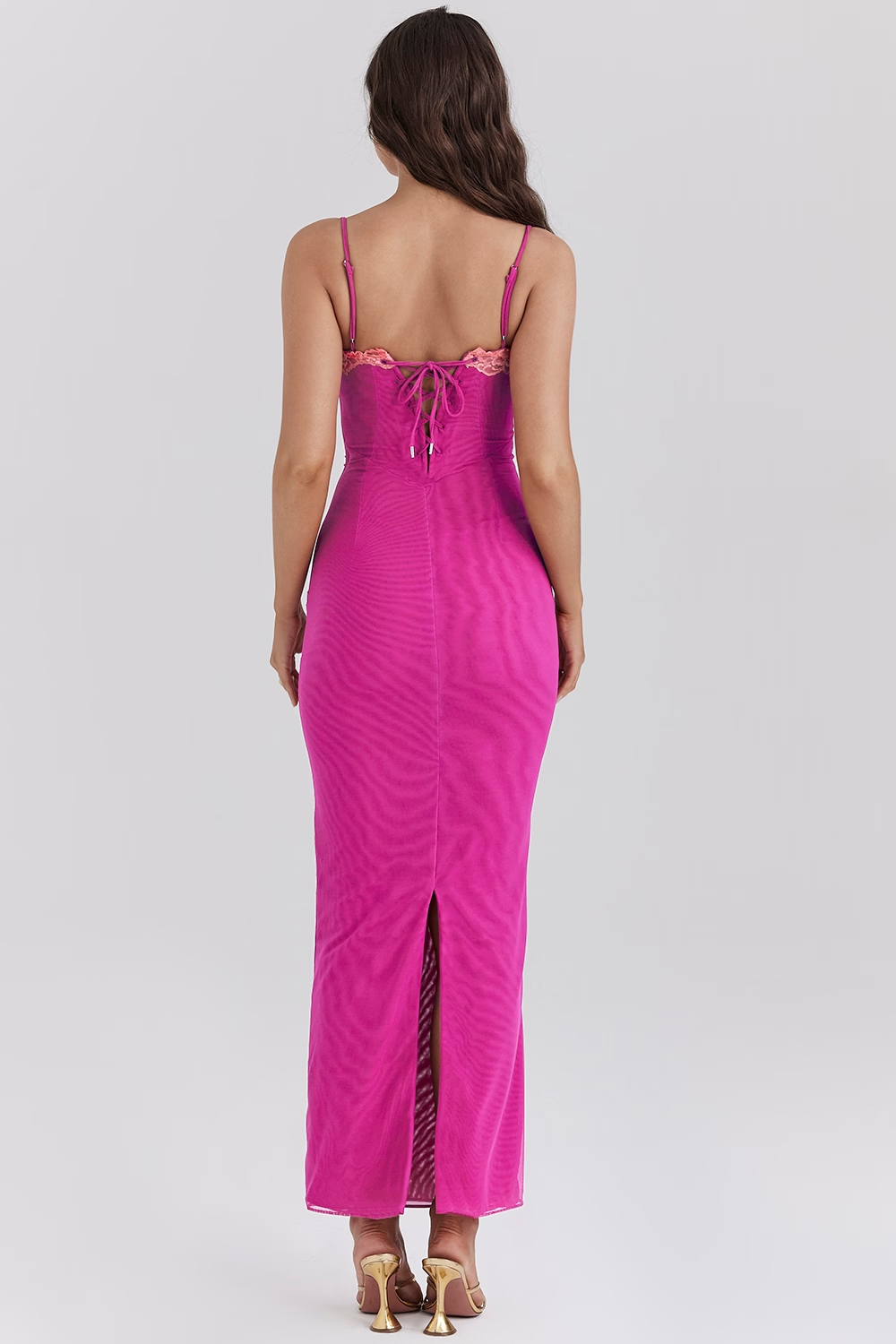 Sun-Kissed Lace Maxi Dress