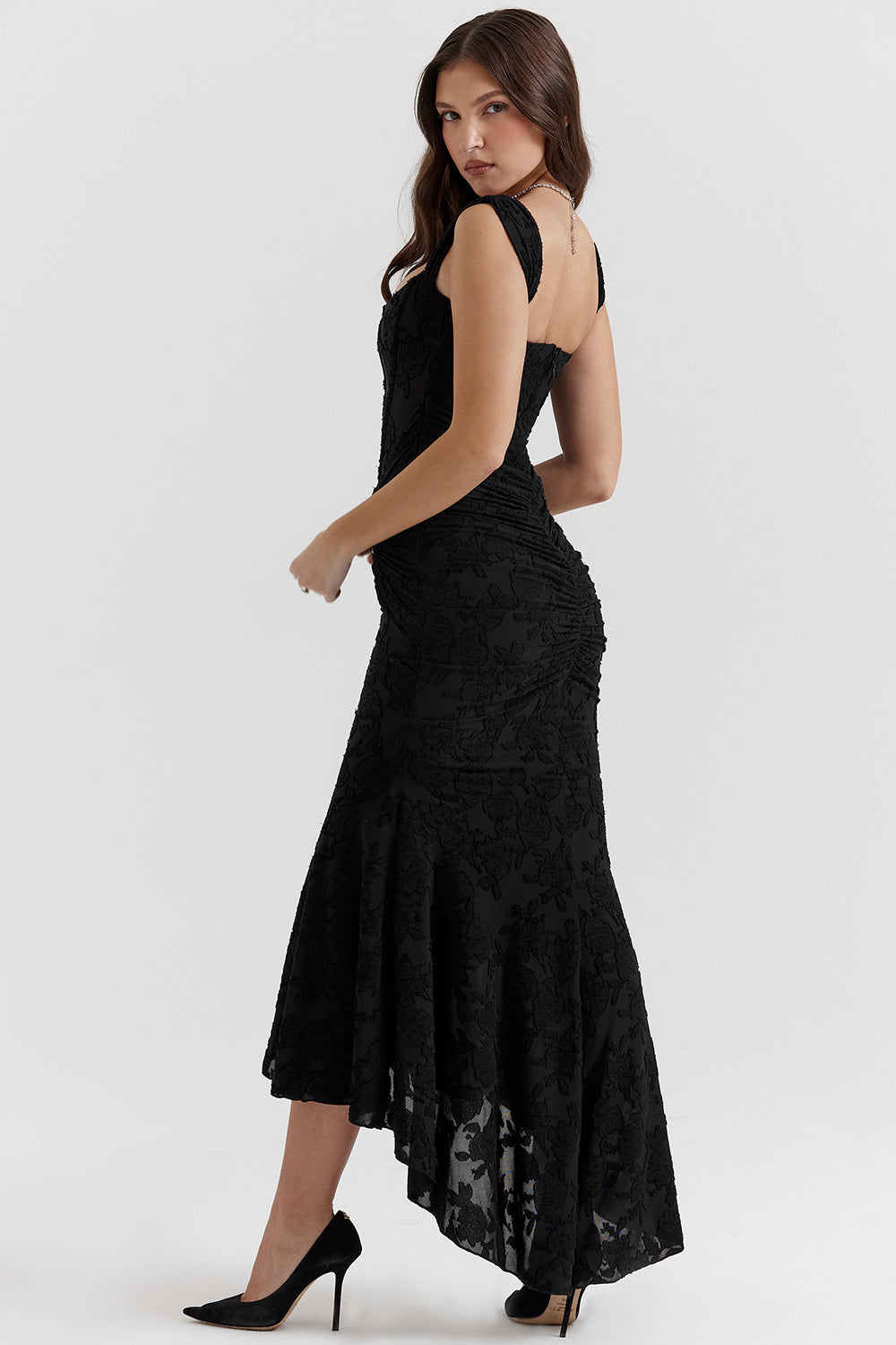 Elegant Waist Maxi Dress